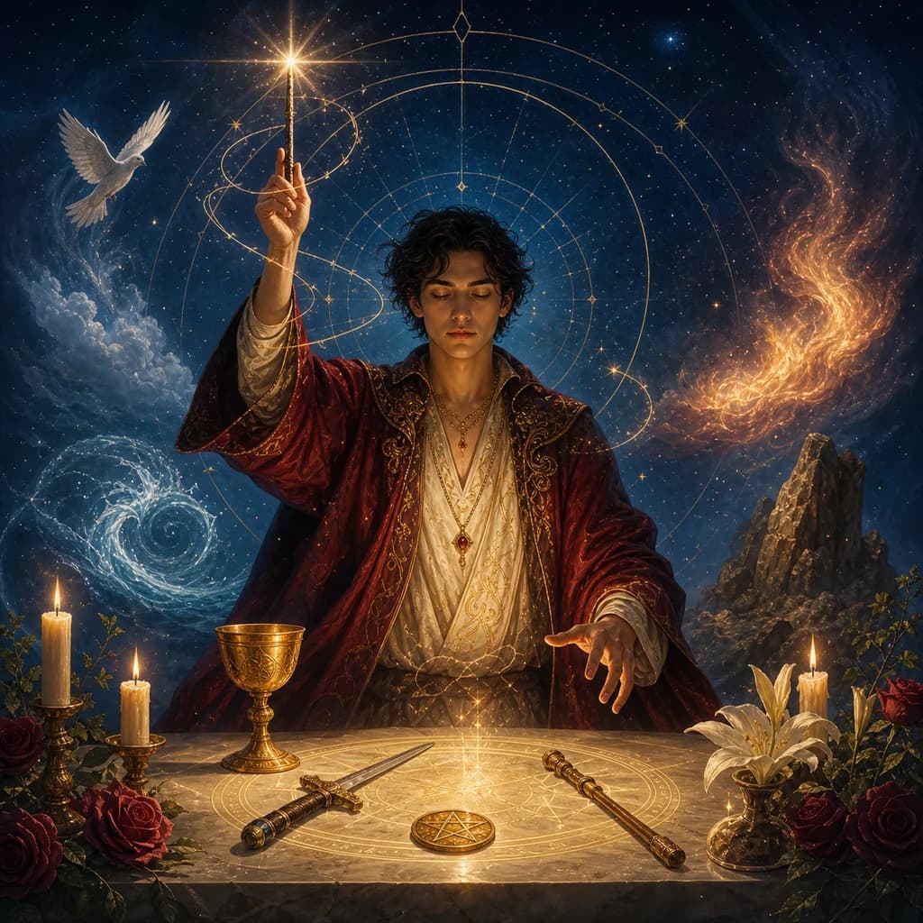 魔術師タロットの意味|正逆位・恋愛・仕事